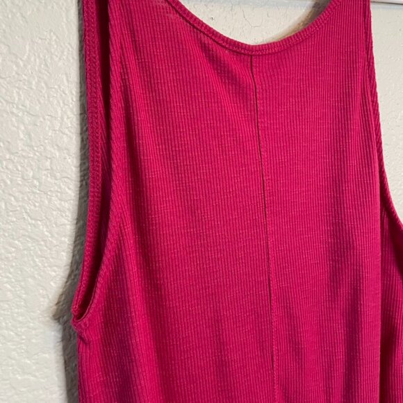 We The Free Dark Pink Flowy Loose Relaxed Tank Top | XS - Picture 2 of 5